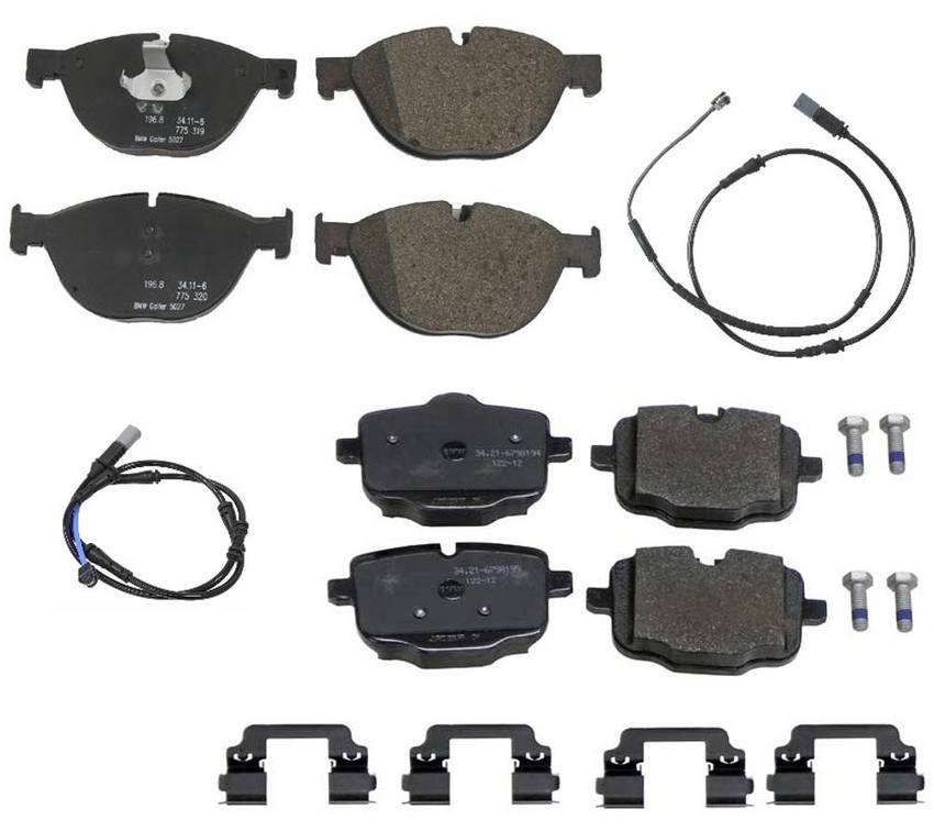 BMW Disc Brakes Kit - Pads Front and Rear